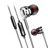 Earphone Headphones D05 Metal Stereo Headset with Mic Earphones Noise Cancelling auriculares Earbud for phone Xiaomi Music